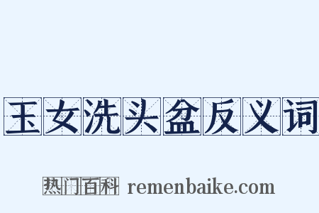 玉女洗头盆反义词是什么意思的图片